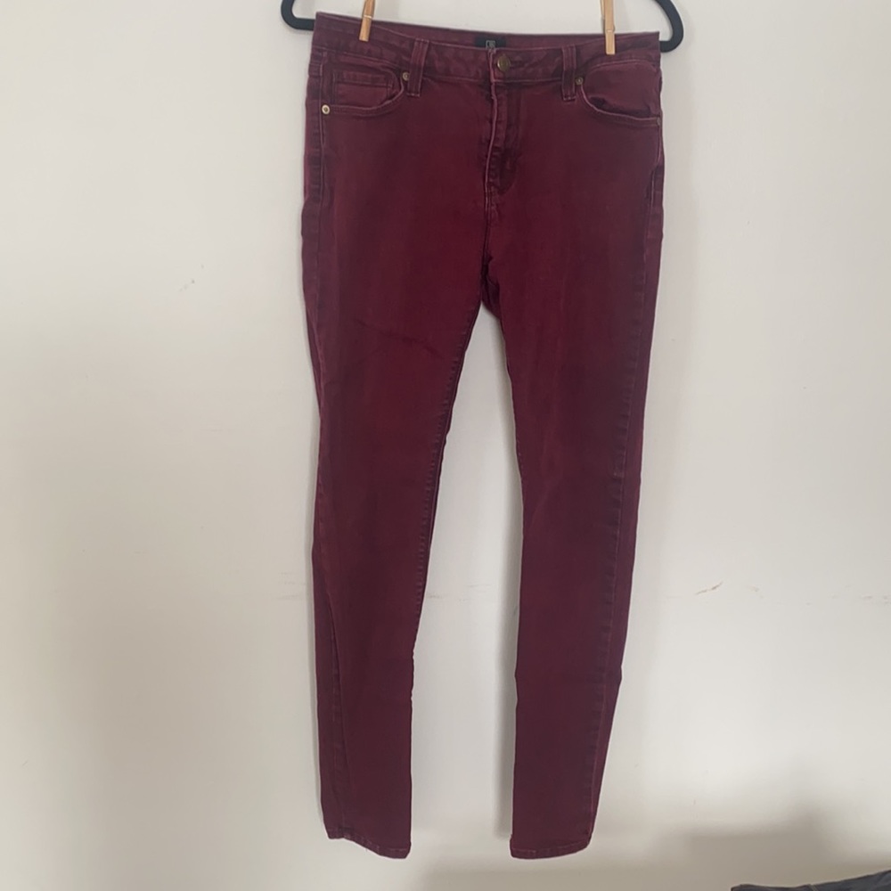 Just Black burgundy denim jeans size 30